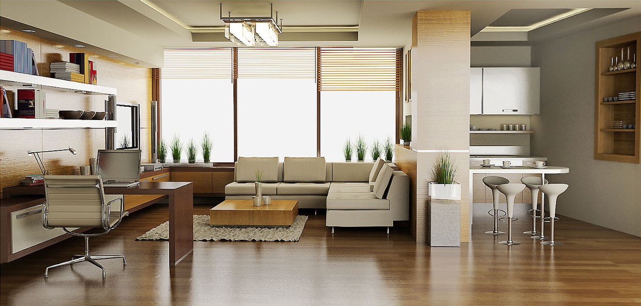 light Brown Living Room